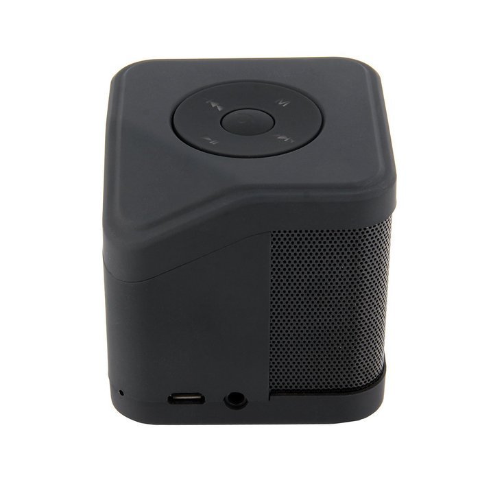 XC-R01 quadrate multi-functional voice call bluetooth speaker -BLACK N3