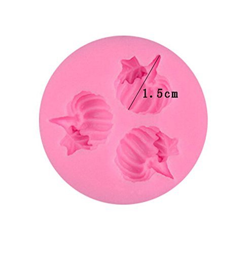 Fashionclubs Silicone Halloween Pumpkins Chocolate/Fondant/Candy Mold Dia 4.8cm N6