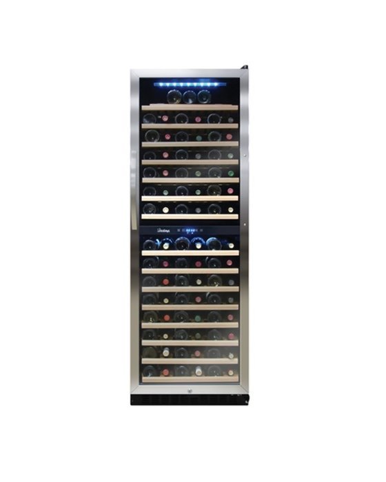 Vinotemp VNTVT-155SBW 155-Bottle Dual-Zone Wine Cooler N4
