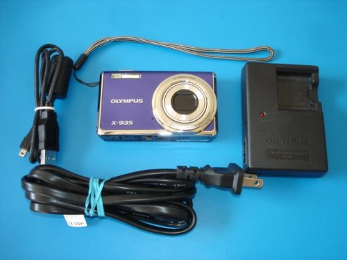 Olympus X-935 FE-5020 Digital Camera 4x Zoom and 2.7in LCD Blue/Purple