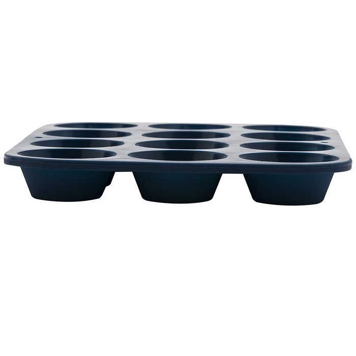 Marathon Housewares KW200011YE Premium Silicone 12 Cup Mini Muffin Pans, Yellow N7
