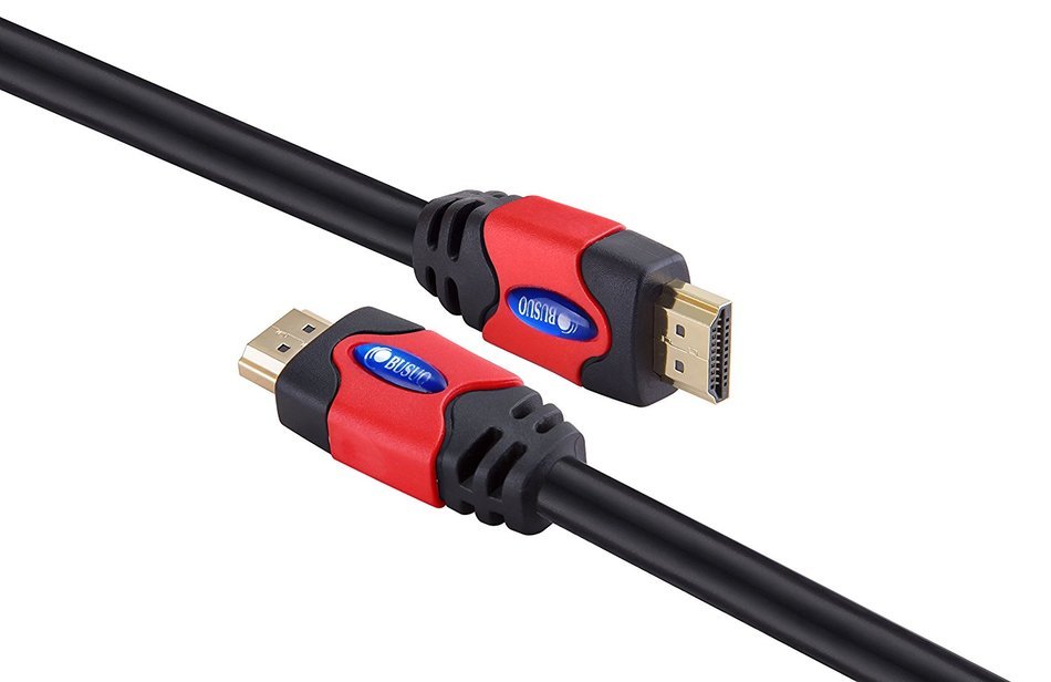BUSUQ 4K*2K 26AWG 60HZ HDMI Cable Supports Ethernet, 2.0v 1.4v1.3v 3D and Audio Return (50 Feet/15.25 Meter),... N10