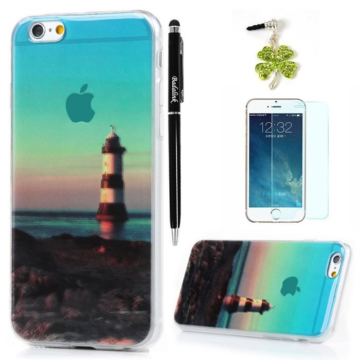 iPhone 6S Case,iPhone 6 Case (4.7") - Fancy Scenery Series Slim Fit Shock-absorption Soft TPU Rubber Skin Gel... N9
