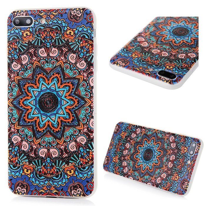 Badalink iPhone 7 Plus 3D Basso-relievo Case (5.5") Shockproof Drop Protection TPU Flexible Easy Grip Bumper Slim... N17