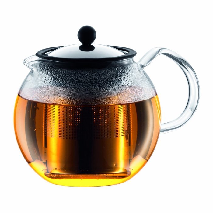 Bodum Assam Shiny Tea Press With Stainless Steel Filter 1L / 34oz N6