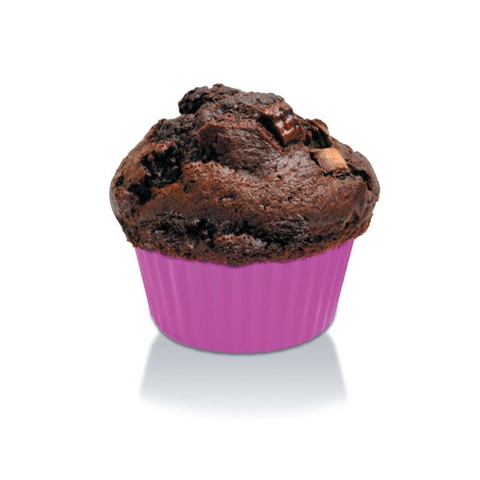Zeal Bake & Serve Large Silicone 3.5" Muffin / Cupcake Cups / Cases - Set of 4 N2
