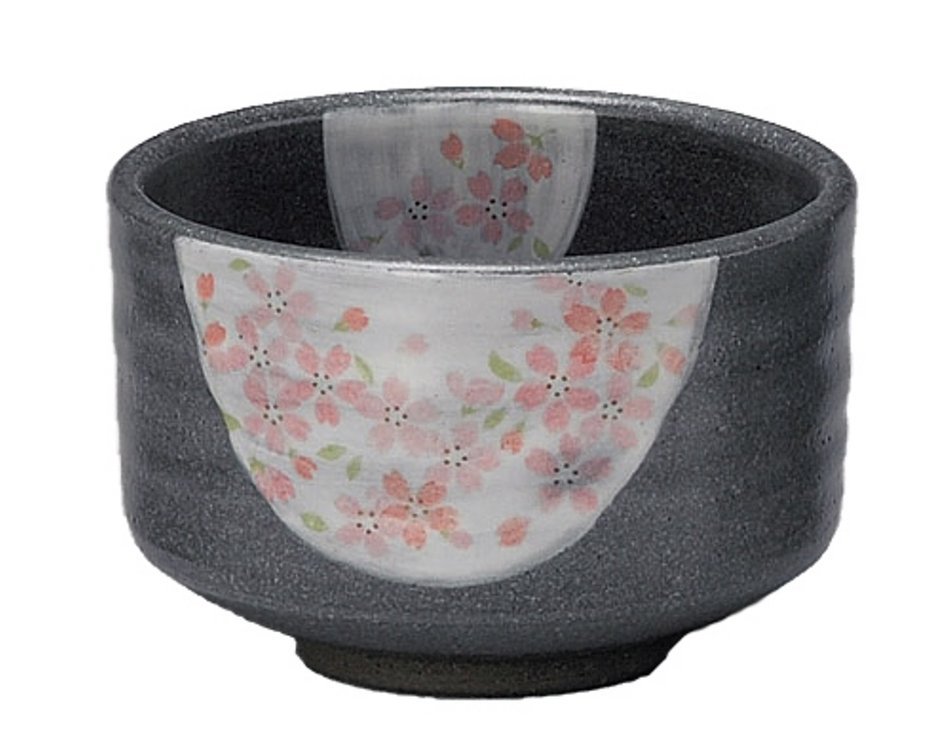 [Matcha Bowl] Mino-yaki Maruyoshi Hangetsu Sakurazukushi Matcha Chawan [Japan Import]