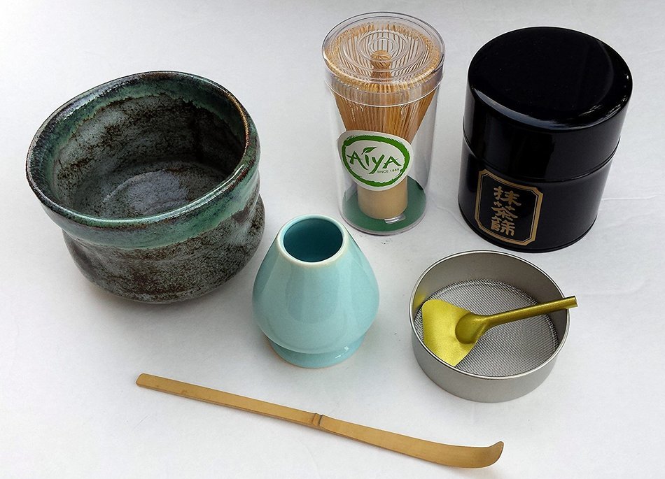 Matcha Bowl And Accessories Gift Set, Bundle of 5 Items N3