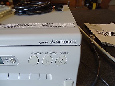 Mitsubishi CP-750U Color Video Copy Processor Thermal Printer w/ Manual ...