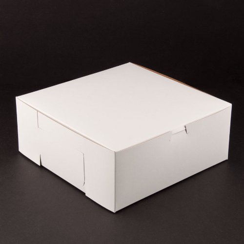 Lot of 50 Bakery or Cake Box WHITE 10x10x5-1/2