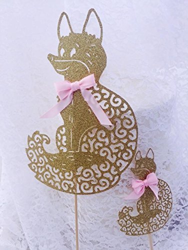 Fox Woodland Cake Topper - Cupcake Toppers N5