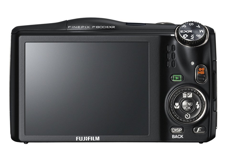 FUJIFILM Digital Camera FinePix F800EXR (Black) 16MP EXR-CMOS Wide angle24mmOptical Zoom20"{ F FX-F800EXR B -... N4