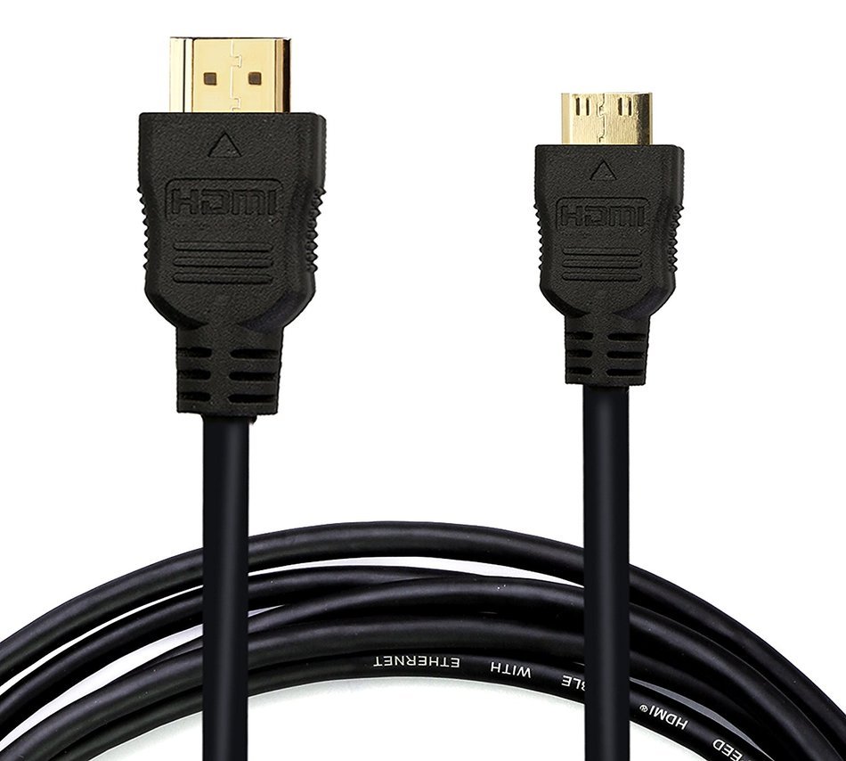 Yason High Speed-hdmi to Mini Hdmi Cable - 3d & 4k Resolution Ready with Ethernet - 6 Feet/ 1.8 Meter N5