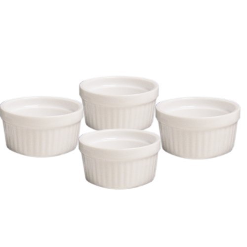 Omniware White Ceramic Ramekin Cup 2 Ounces, Set of 4 free image download