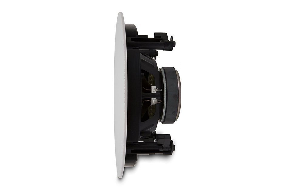 Elite Acoustics RMM80T1C 8.0- Inch 2-way Ceiling Speaker with Thin Bezel and Magnetic Grill (SINGLE) N4