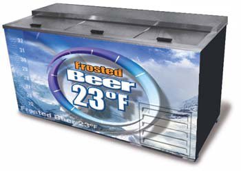 Beer Frosters, Refridgerant, 3 Doors, Fits 480 Bottles, 21 Cubic Feet