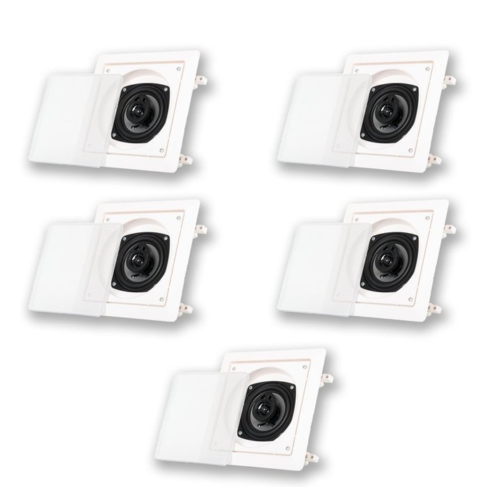 Acoustic Audio CS-I42S In Wall / Ceiling 5 Speaker Set Home 750 Watts CS-I42S-5S