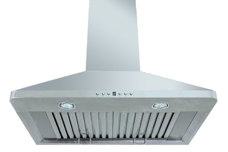 Z Line KF1-30-LED Stainless Steel Wall Mount Range Hood, 30-Inch