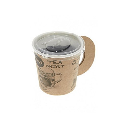 Cool Tea Infuser Tea Shirt by Qualy Design Studio. Black Color. Unique Tea Ball will Make Great Gift for Tea Lovers... N5