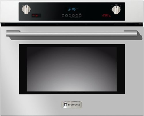 Verona VEBIEM3024SS 30" Electric Wall Oven with 3 Cu. Ft. Capacity Pyrolytic Self Cleaning Multi-Function European...