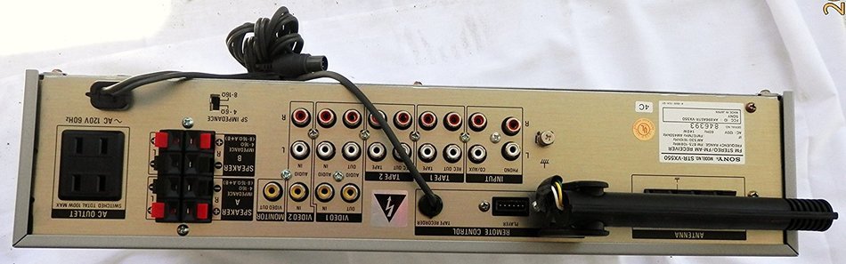 Sony Model No STR-VX550 FM Stereo/FM-AM Receiver N2
