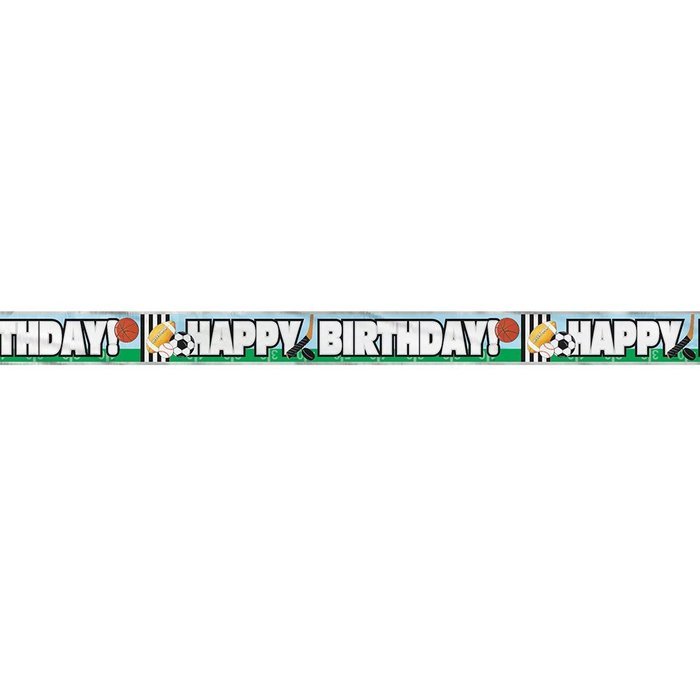 Cardboard Classic Sports Cake Bunting Topper N13