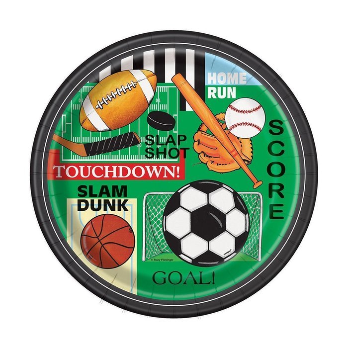 Cardboard Classic Sports Cake Bunting Topper N15