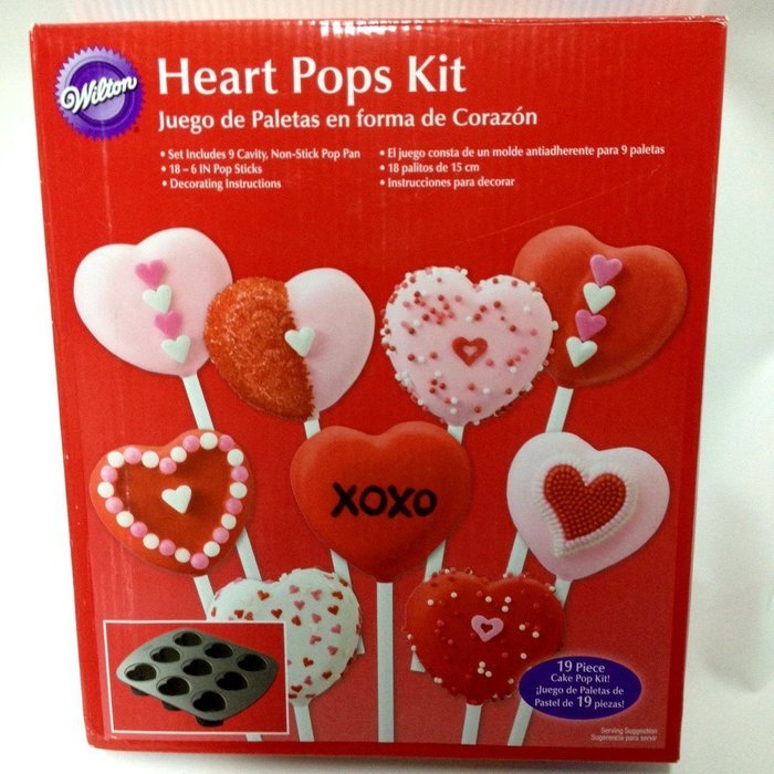 Wilton - Heart Pops Kit - Pan & Sticks N2