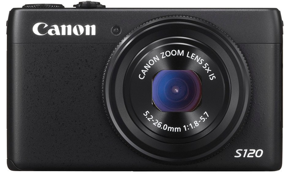 Canon digital camera PowerShot S120 (black) F value 1.8 24 mm wide-angle 5 x optical zoom PSS120 (BK) - International... N6