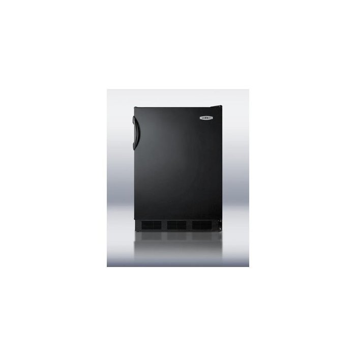 Summit AL652BBI 24" ADA Compliant Top Freezer Refrigerator with 5.1 cu. ft. Capacity Cycle Defrost Dual Evaporator...