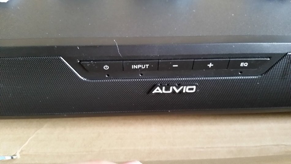 AUVIO SOUNDBOX, 2.1 STEREO, 55 WATTS, 4 EQ MODES, FITS 42" TV N2
