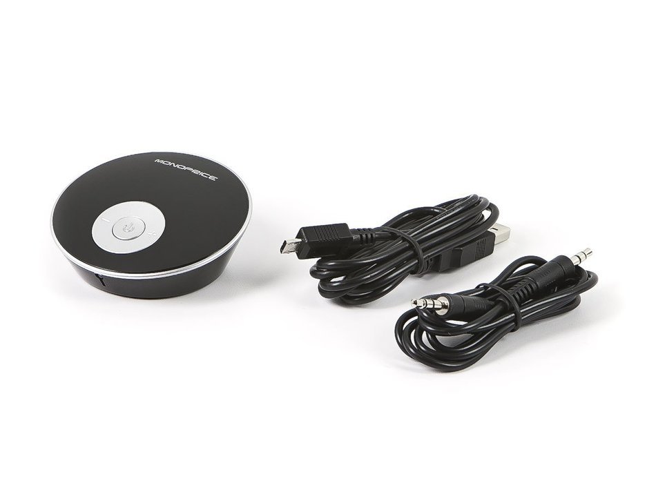 Monoprice Bluetooth Music Receiver - Black (109472)