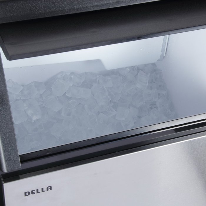 Della Stainless Steel Commercial Ice Maker Undercounter Freestanding Machine, 100LB/24hr N6