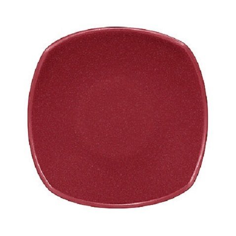 4.25" L x 4.25" W x 1.75" H Noritake Colorwave Stoneware Small Square Bowl in Raspberry N2