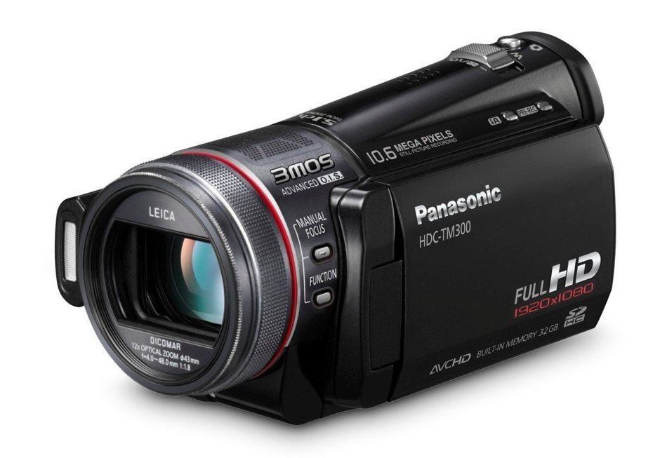 Panasonic HDC-TM300 Twin Media HD Camcorder (Black) N2