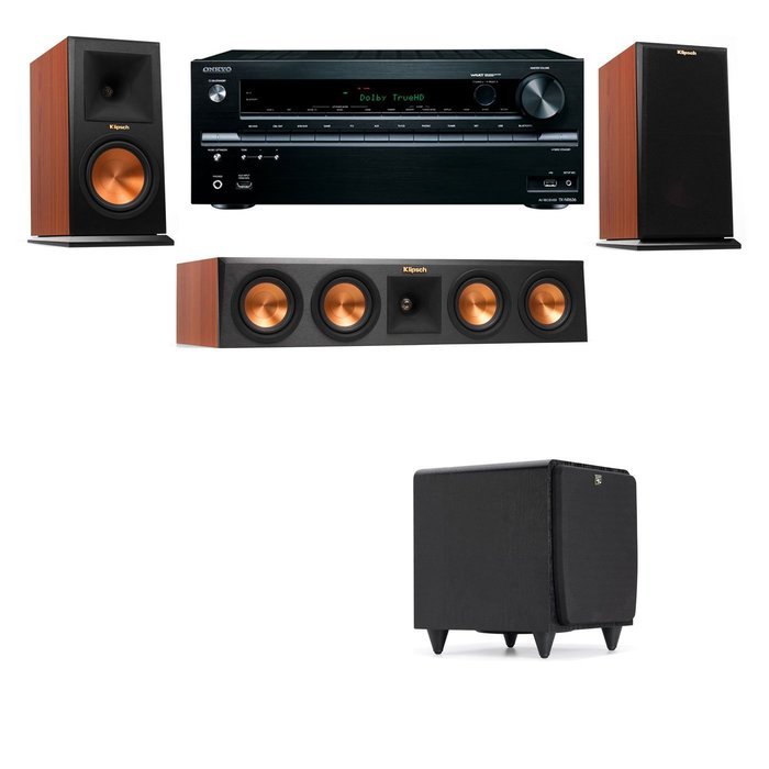 Klipsch RP-160M-CH Monitor Speaker 3.1 SDS12 Onkyo TX-NR636