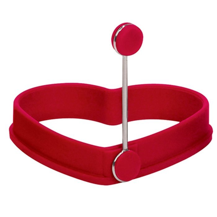 GHMZ 4-Inch Egg Ring,Red Heart