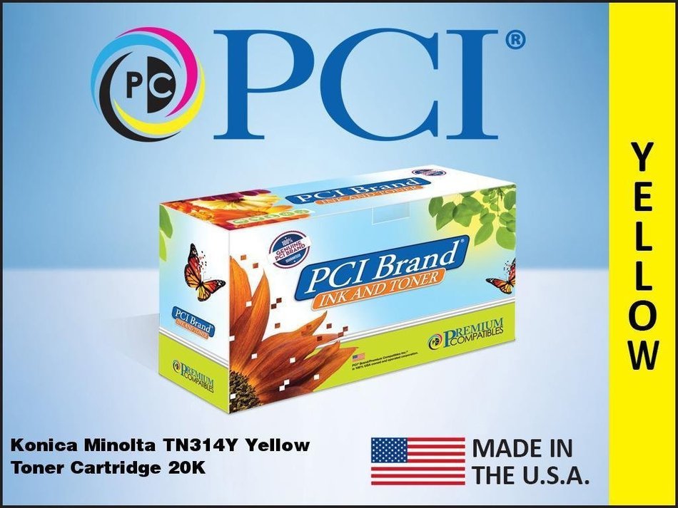 PCI KONICA MINOLTA A0D7231 TN-314Y 20K Y