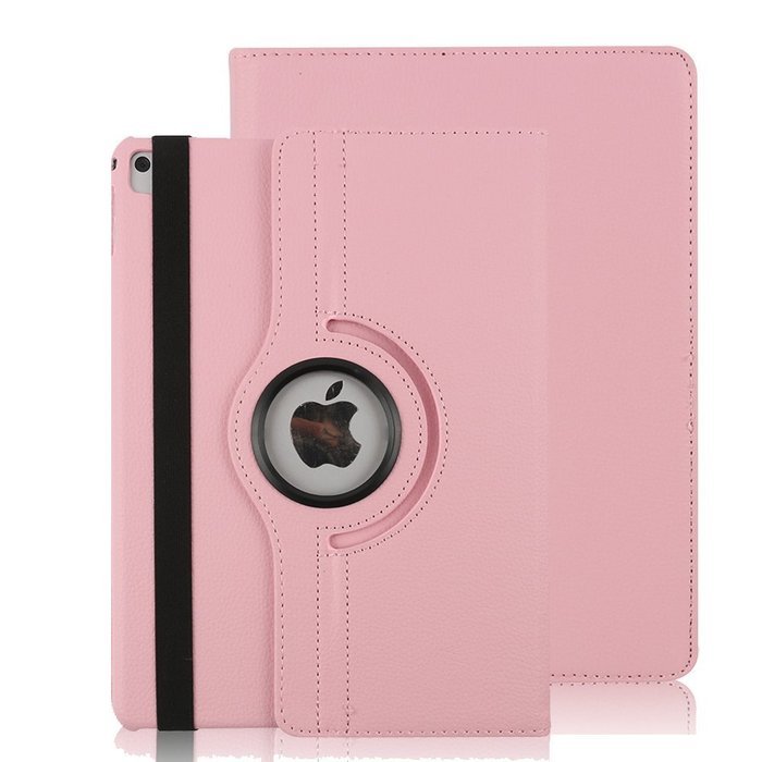 ipad Case Red,TechCode 360 Degrees Rotating Magnetic PU Leather with Stand Smart Auto Sleep/Wake Feature Case... N89