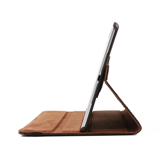 ipad Case Red,TechCode 360 Degrees Rotating Magnetic PU Leather with Stand Smart Auto Sleep/Wake Feature Case... N92