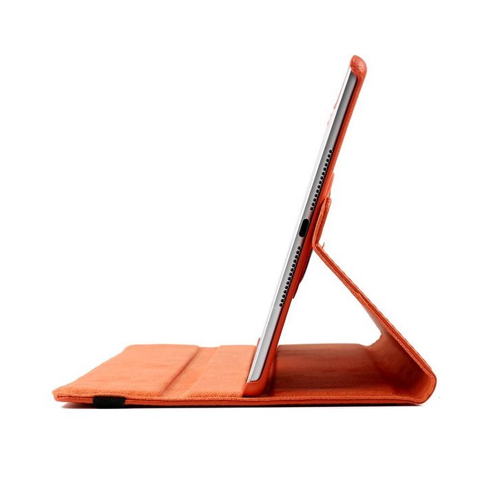 ipad Case Red,TechCode 360 Degrees Rotating Magnetic PU Leather with Stand Smart Auto Sleep/Wake Feature Case... N98