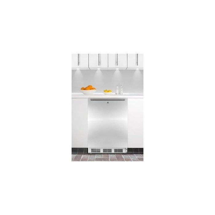 Summit AL650LBISSHH 24" ADA Compliant Top Freezer Refrigerator with 5.1 cu. ft. Capacity Dual Evaporator Cycle... N2