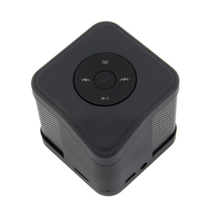 XC-R01 quadrate multi-functional voice call bluetooth speaker -BLACK N7