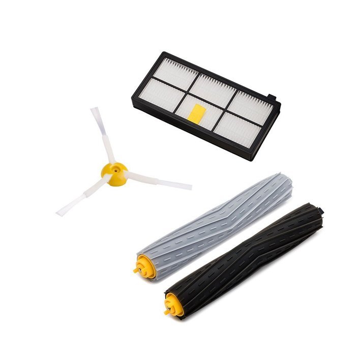 NeuTop Combo Kit with Extractor Set & AeroForce Filter & Side Brush for iRobot Roomba 800 and 900 Series 860 870... N3