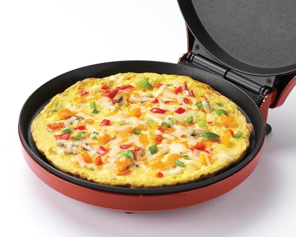 Betty Crocker BC-2958CR Pizza Maker, Red N3