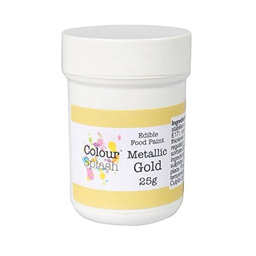 Colour Splash Edible Food Paint - Metallic Gold