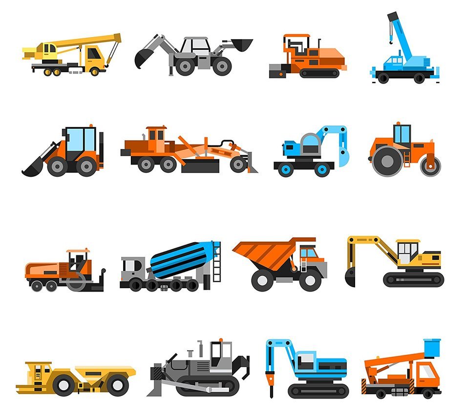 Construction Vehicles Edible Cupcake and Cookies Toppers (24)