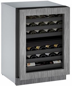 U-Line U3024ZWCINT00B 24" Built-in Wine Storage, Integrated
