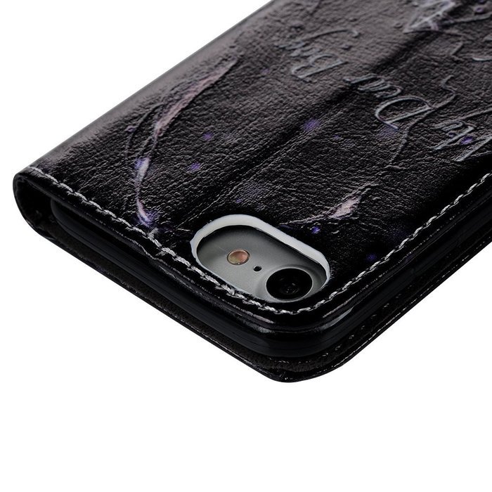 iPhone 7 Case (4.7 inch) - Wallet Folio Flip Premuim PU Leather Case Colorful Print Design with Stand Magnetic... N123