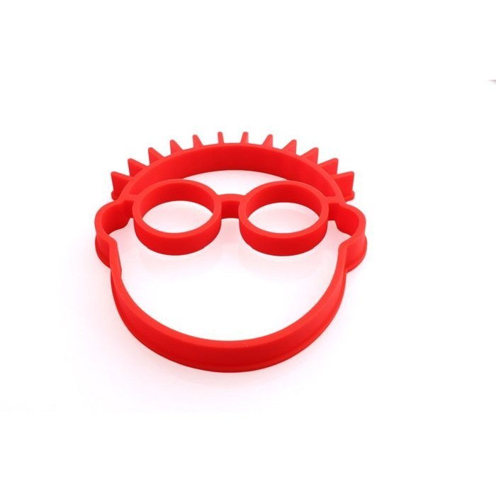 Houron Head Shaped Silicone Egg Mold Omelet Creative Clown Head Fried Egg Mold Ring Fry Egg Molds